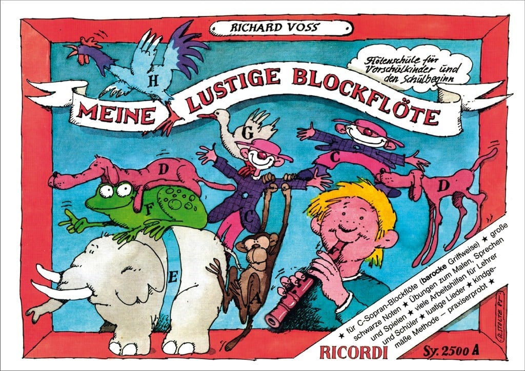 Meine lustige Blockflöte Band 1 (barocke Griffw.)